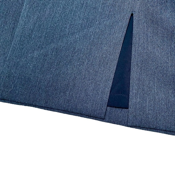 Express Gray Tailored Pencil Skirt Size 2 — Lined Workwear Classic - Picture 8 of 10